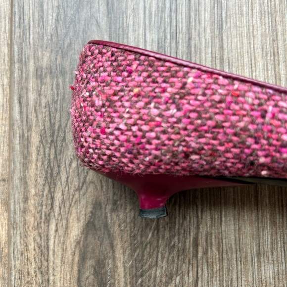 Furla Raspberry Tweed Kitten Heels | 35 - Picture 7 of 11